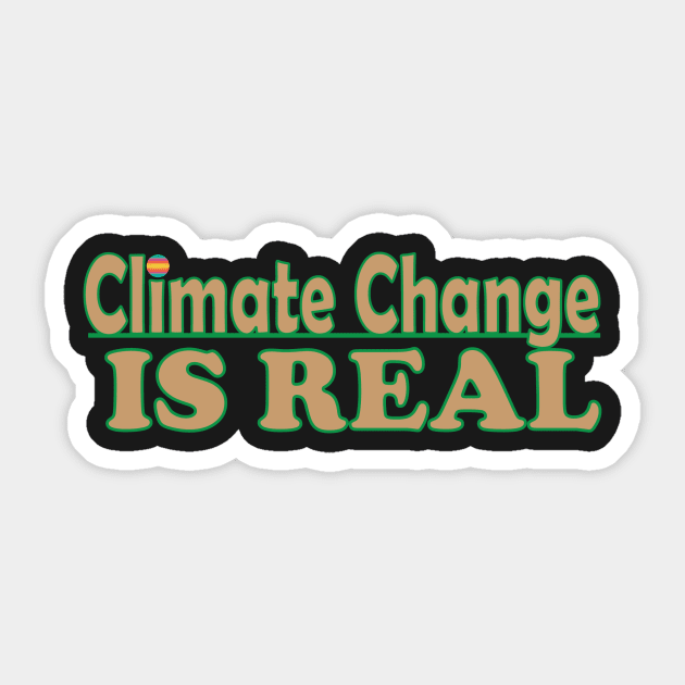 Climate change Sticker by tshirts88